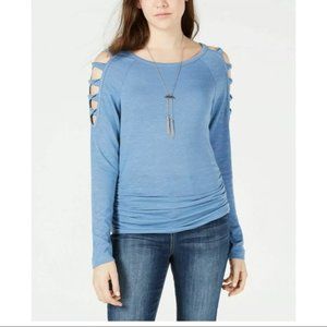 New BCX juniors Cold Shoulder Blue